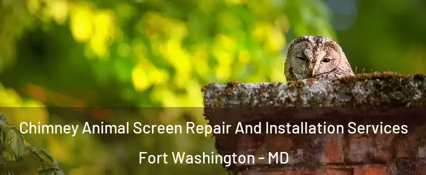  Chimney Animal Screen Repair And Installation Services Fort Washington - MD