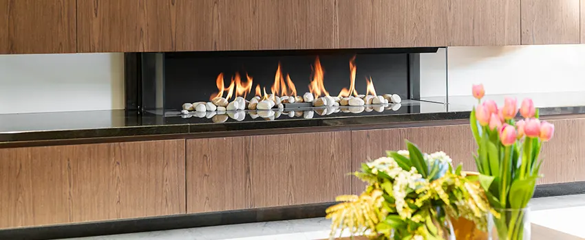 Double-height Fireplace Design Refurbishment in Fort Washington, Maryland