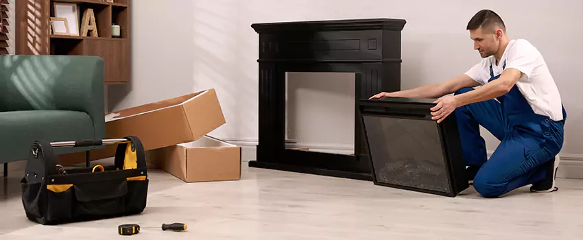 Old Rusted Metal Fireplace Repair And Replacement in Fort Washington, MD