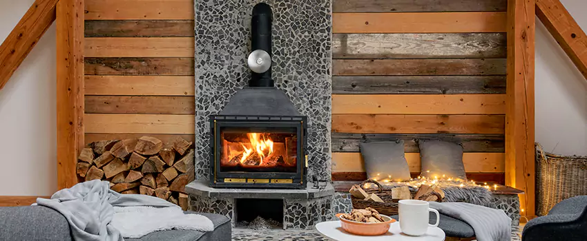 Thelin Hearth Products Direct Vent Gas Stove Fireplace Inspection in Fort Washington, Maryland